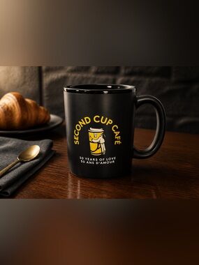 Second Cup Café 50th Anniversary Mug